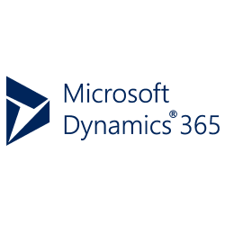 A stylized blue logo representing expertise in Microsoft Dynamics 365.