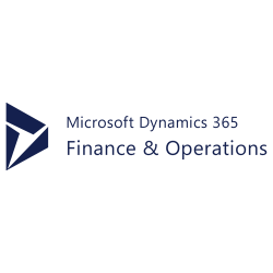 Microsoft Dynamics 365 Finance and Operations logo: A icon representing Finance, Operations business applications.